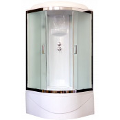 Душевая кабина Royal Bath BK RB 100BK6-WC-CH (белое/матовое)